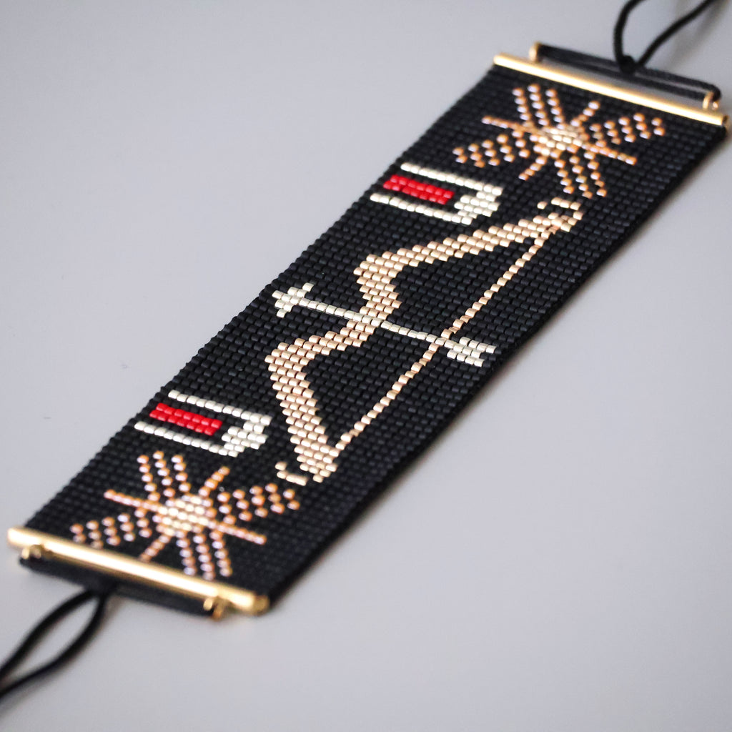 Ram Majestic Bracelet - Dual Sun - Golden