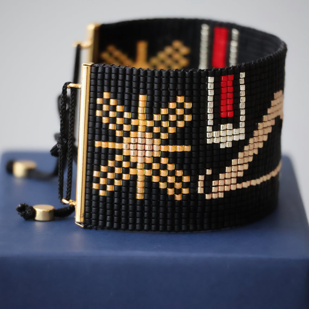 Ram Majestic Bracelet - Dual Sun - Golden
