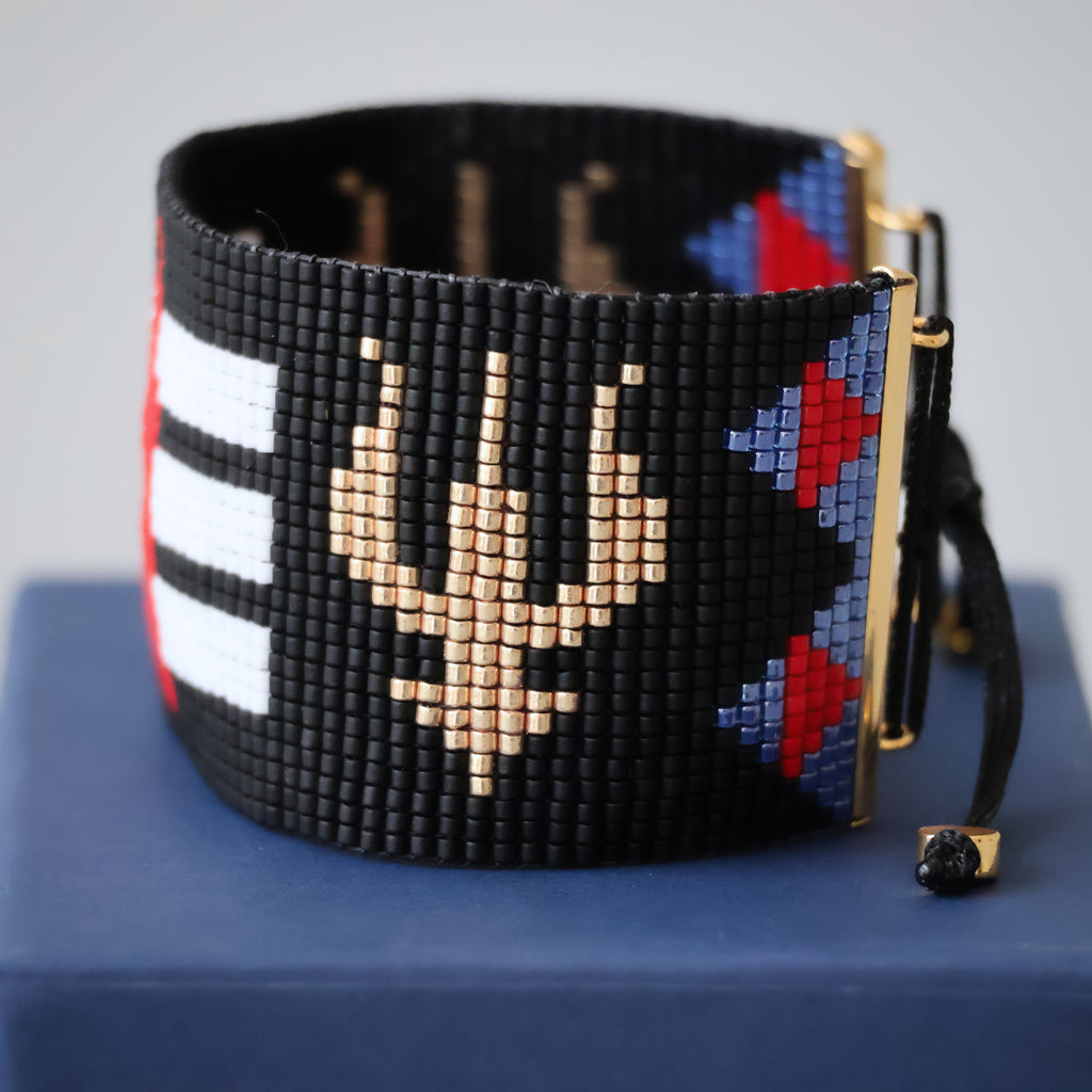 Shiva Majestic Bracelet - Dual Trishul