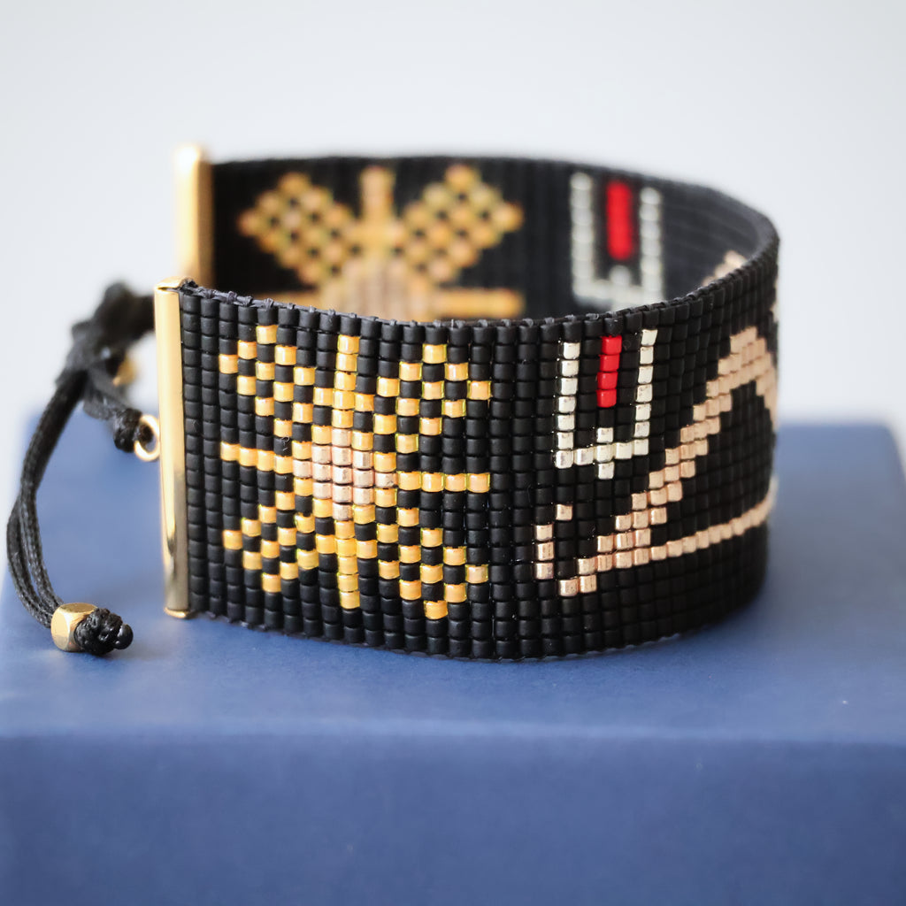 Ram Divine Bracelet - Dual Sun - Golden