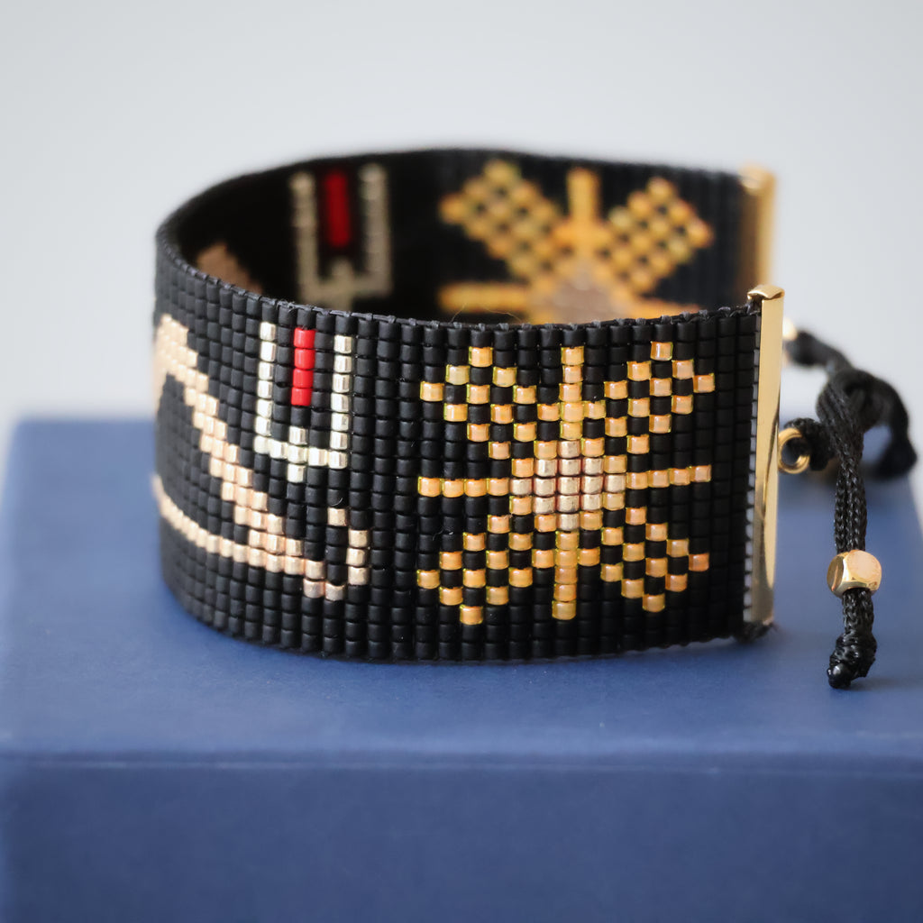 Ram Divine Bracelet - Dual Sun - Golden