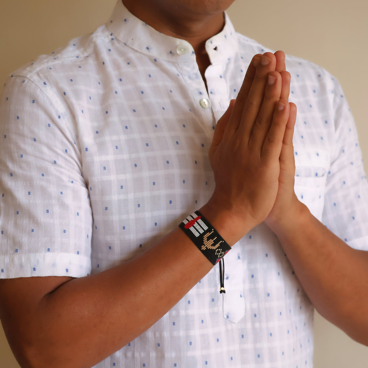 Shiva Divine Bracelet - Dual Trishul