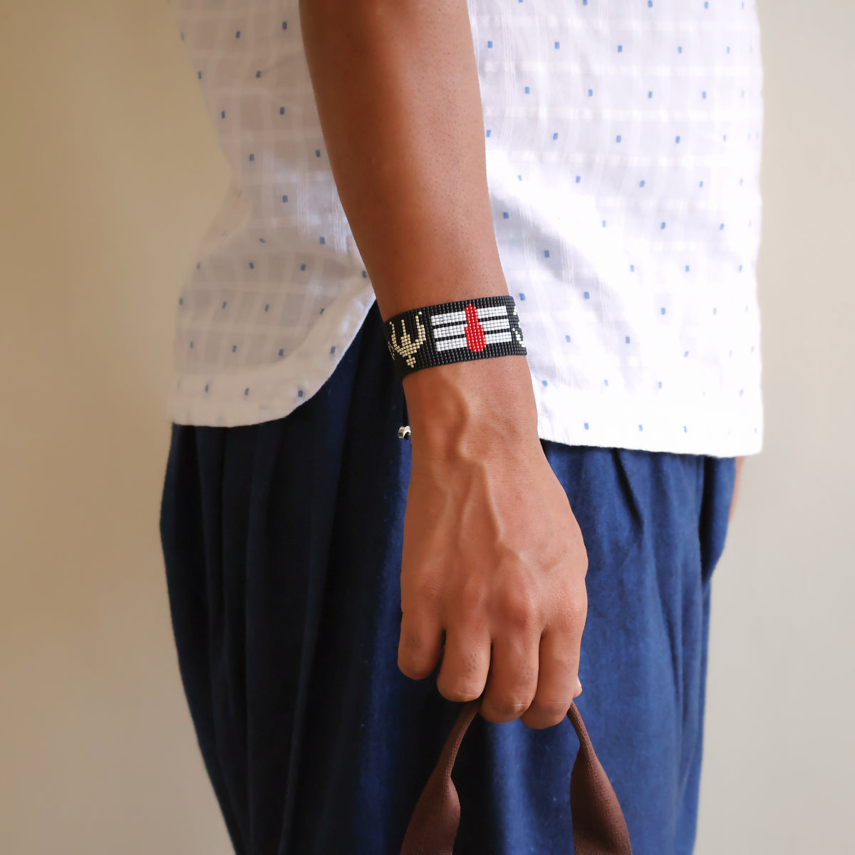 Shiva Divine Bracelet - Om - Silver