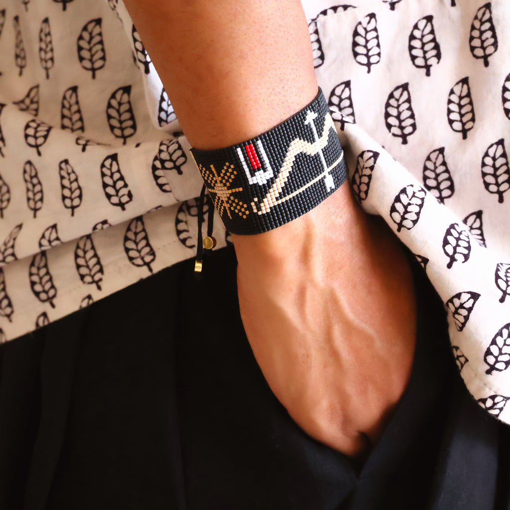 Ram Majestic Bracelet - Dual Sun - Tan