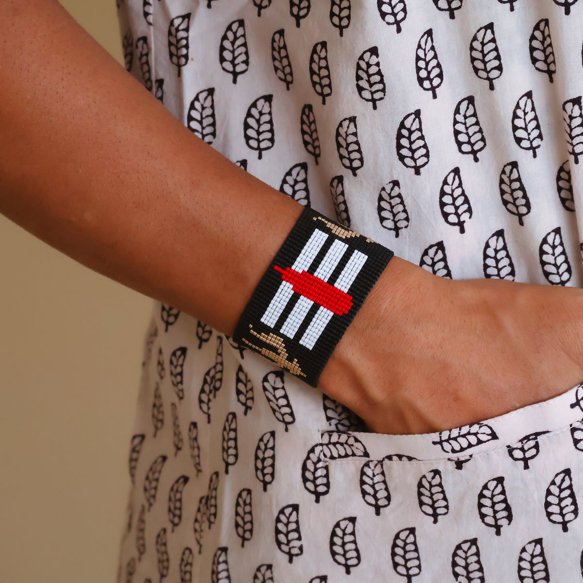 Shiva Majestic Bracelet - Dual Trishul