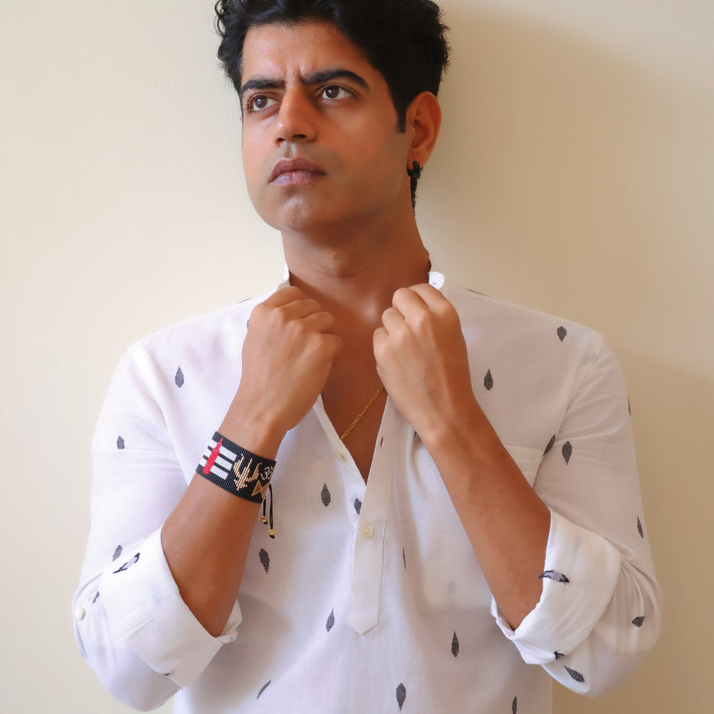 Shiva Majestic Bracelet - Om & Damru