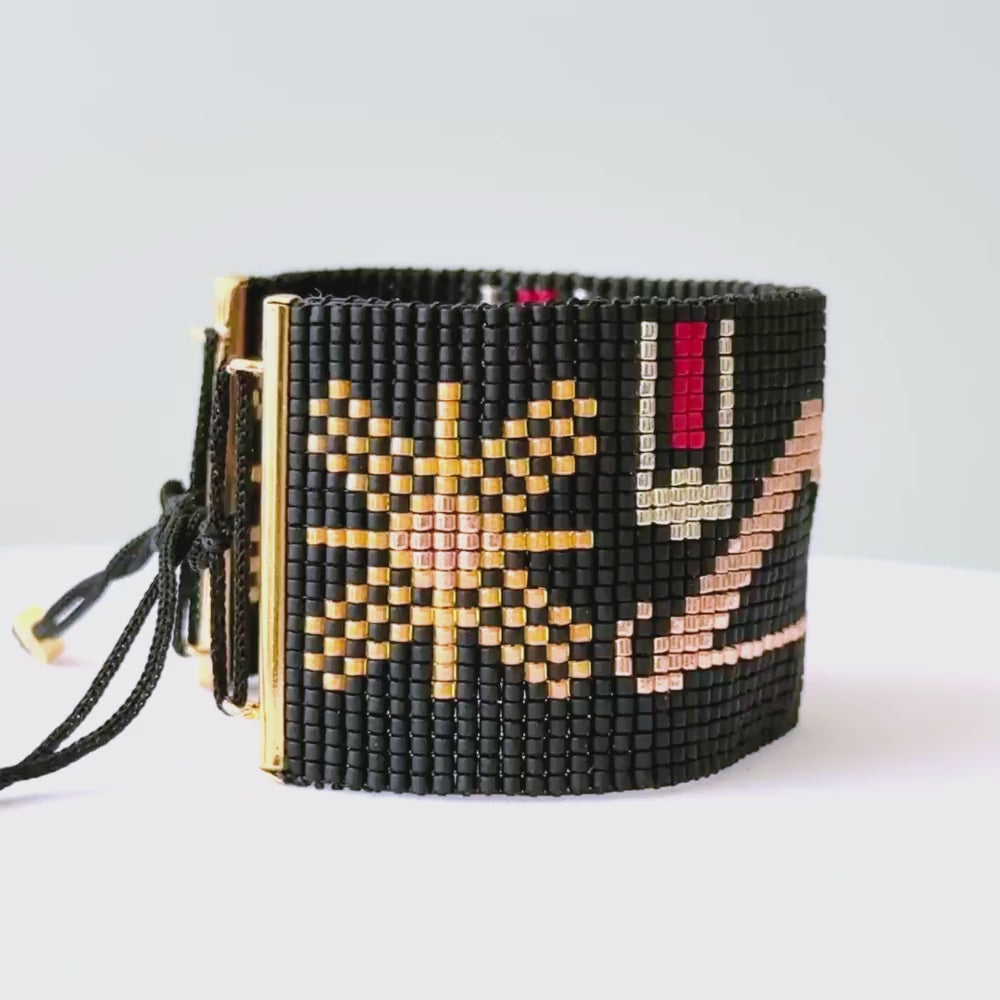 Ram Majestic Bracelet - Dual Sun - Golden